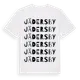 White t-shirt med Jädersby ordlek t-shirt