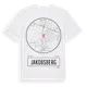 White t-shirt med Jakobsberg t-shirt