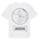 White t-shirt med Jakobsdal t-shirt