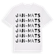 Jan-Mats ordlek t-shirt