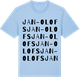 Blue Soul t-shirt med Jan-Olofs ordlek t-shirt