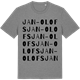 Mid Heather Gray t-shirt med Jan-Olofs ordlek t-shirt