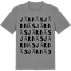 Mid Heather Gray t-shirt med Järnäs ordlek t-shirt