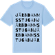 Blue Soul t-shirt med Järndammsstugan ordlek t-shirt