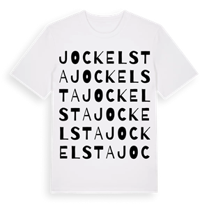 Jockelsta ordlek t-shirt – ekologisk bomull t-shirt från Pinshirt