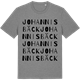 Mid Heather Gray t-shirt med Johannisbäck ordlek t-shirt