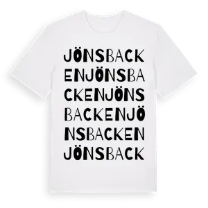 Jönsbacken ordlek t-shirt – ekologisk bomull t-shirt från Pinshirt