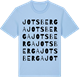 Blue Soul t-shirt med Jotsberga ordlek t-shirt
