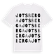 Jotsberga ordlek t-shirt