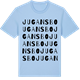 Blue Soul t-shirt med Jugansbo ordlek t-shirt