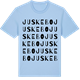 Blue Soul t-shirt med Juskebo ordlek t-shirt
