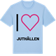 Blue Soul t-shirt med Jag älskar Juthällen t-shirt stort tryck
