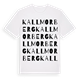 Kallmorberg ordlek t-shirt
