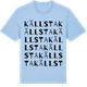 Blue Soul t-shirt med Källsta ordlek t-shirt