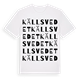 Källsvedet ordlek t-shirt