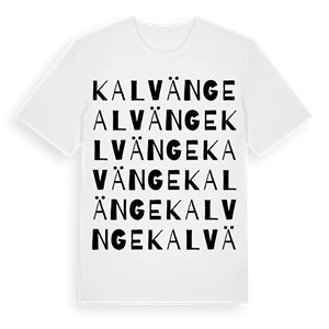 Kalvänge ordlek t-shirt – ekologisk bomull t-shirt från Pinshirt