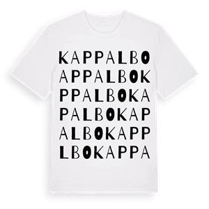 Kappalbo ordlek t-shirt – ekologisk bomull t-shirt från Pinshirt