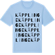 Blue Soul t-shirt med Käpplinge ordlek t-shirt