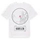 White t-shirt med Karelen t-shirt