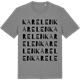 Mid Heather Gray t-shirt med Karelen ordlek t-shirt