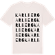 Vintage White t-shirt med Karlberg ordlek t-shirt