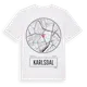 White t-shirt med Karlsdal t-shirt