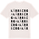 Vintage White t-shirt med Kärrberga ordlek t-shirt