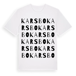 Karsbo ordlek t-shirt – ekologisk bomull t-shirt från Pinshirt