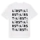 White t-shirt med Kärsta ordlek t-shirt