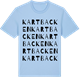 Blue Soul t-shirt med Kartbacken ordlek t-shirt