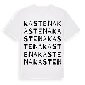 Kastena ordlek t-shirt – ekologisk bomull t-shirt från Pinshirt