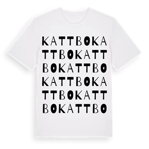 Kattbo ordlek t-shirt – ekologisk bomull t-shirt från Pinshirt