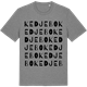 Mid Heather Gray t-shirt med Kedjebo ordlek t-shirt