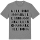 Mid Heather Gray t-shirt med Killinghammar ordlek t-shirt