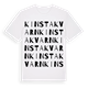 Kinsta kvarn ordlek t-shirt