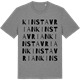 Mid Heather Gray t-shirt med Kinstavrian ordlek t-shirt
