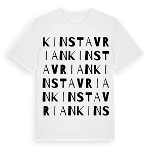 Kinstavrian ordlek t-shirt – ekologisk bomull t-shirt från Pinshirt