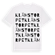 Klämstorpet ordlek t-shirt