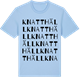 Blue Soul t-shirt med Knatthäll ordlek t-shirt