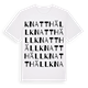 Knatthäll ordlek t-shirt