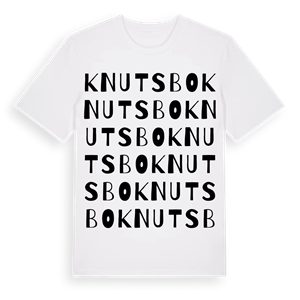Knutsbo ordlek t-shirt – ekologisk bomull t-shirt från Pinshirt