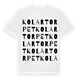 White t-shirt med Kolartorpet ordlek t-shirt