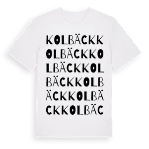 Kolbäck ordlek t-shirt – ekologisk bomull t-shirt från Pinshirt