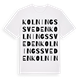Kolningssveden ordlek t-shirt
