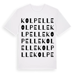 Kolpelle ordlek t-shirt – ekologisk bomull t-shirt från Pinshirt