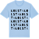Blue Soul t-shirt med Kolsta ordlek t-shirt