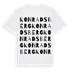 Konradsberg ordlek t-shirt