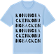 Blue Soul t-shirt med Konungbacken ordlek t-shirt
