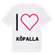 Jag älskar Köpalla t-shirt stort tryck