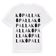 Köpalla ordlek t-shirt